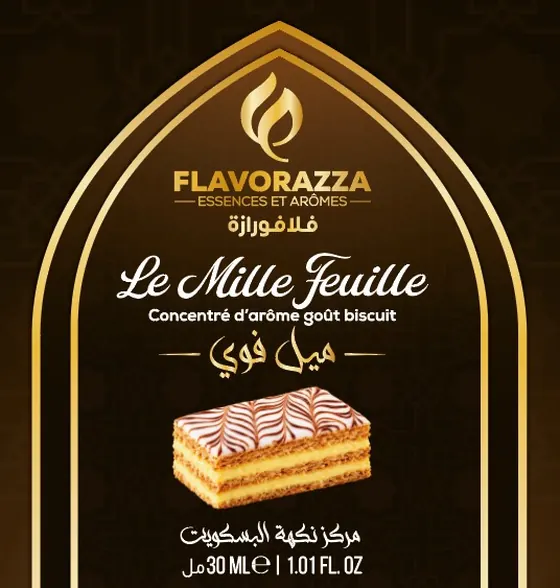 FLAVORAZZA — Le Mille Feuille, concentré d'arôme goût biscuit