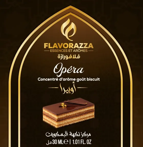 FLAVORAZZA — Opéra, concentré d'arôme goût biscuit