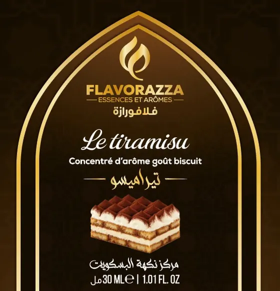 FLAVORAZZA — Le Tiramisu, concentré d'arôme goût biscuit